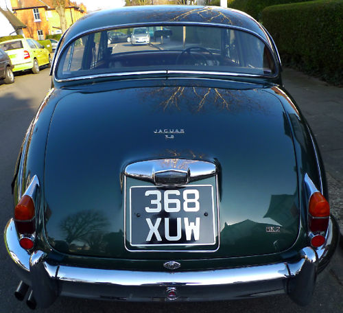 1961 jaguar mk ii 3.8 litre manual back