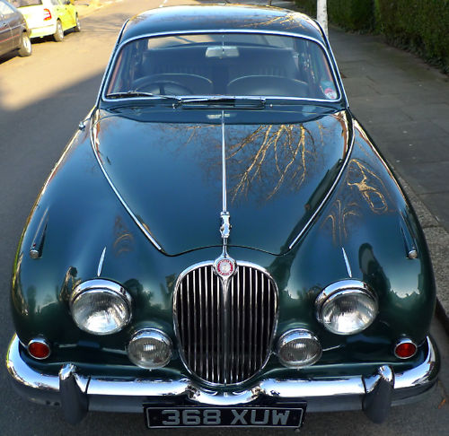 1961 jaguar mk ii 3.8 litre manual front