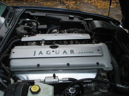 1995 jaguar sovereign auto blue engine bay