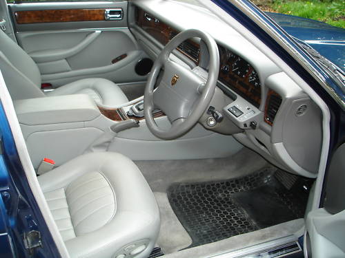 1995 jaguar sovereign auto blue interior 1