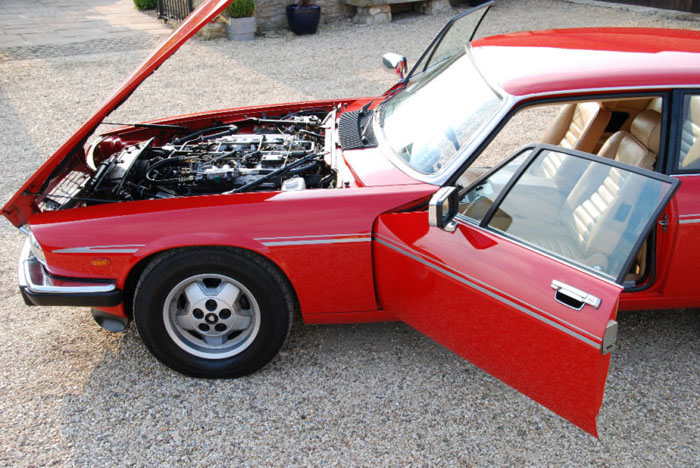 1981 jaguar xj-s he 5.3 v12 engine bay 1