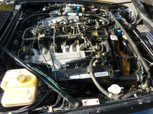 1989 jaguar xjs v12 cabriolet auto engine bay