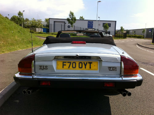 1988 Jaguar XJ-S 5.3 V12 TWR Convertible Back