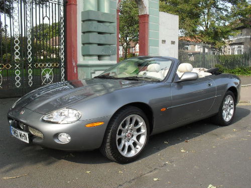 2002 jaguar xkr 4.0 supercharge automatic convertible grey 2