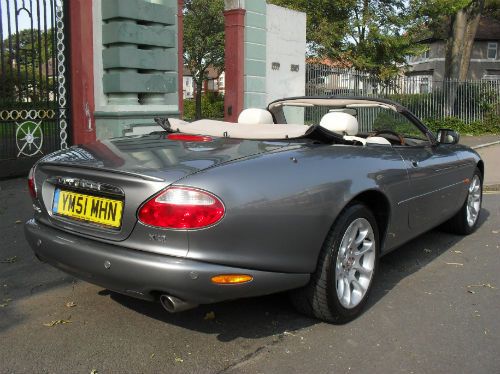 2002 jaguar xkr 4.0 supercharge automatic convertible grey 5