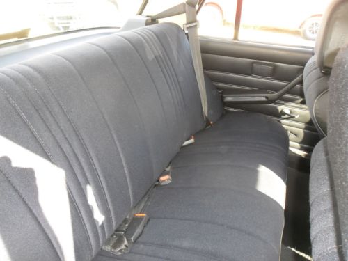 1991 Lada Riva 1.5 Rear Seats
