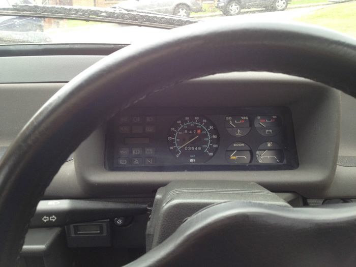 1996 Lada Samara 1.3 GSX Dashboard Gauges
