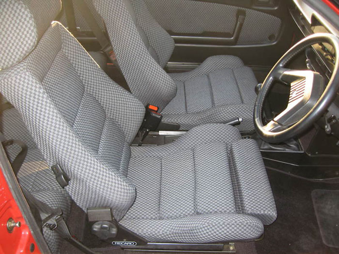 1985 lancia beta volumex coupe interior