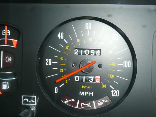1982 lancia beta coupe speedometer