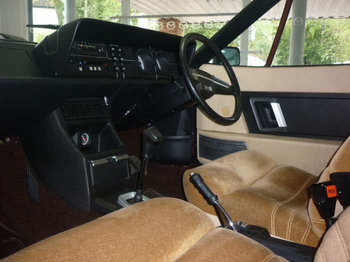1978 lancia gamma coupe interior