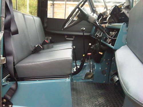 land rover series 2a 109 station wagon 2.6 interior 1