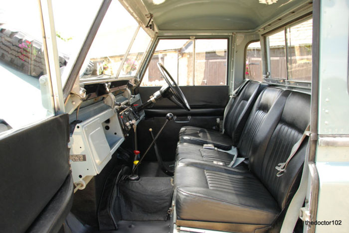 1971 late series 2a land rover swb truck cab interior 2