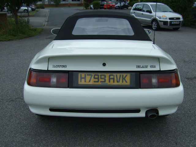 1990 Lotus Elan SE Turbo Convertible Back