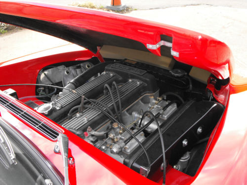 lotus elan fhc sprint red engine bay