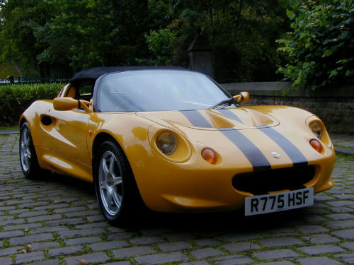 1998 lotus elise s1 norfolk yellow front