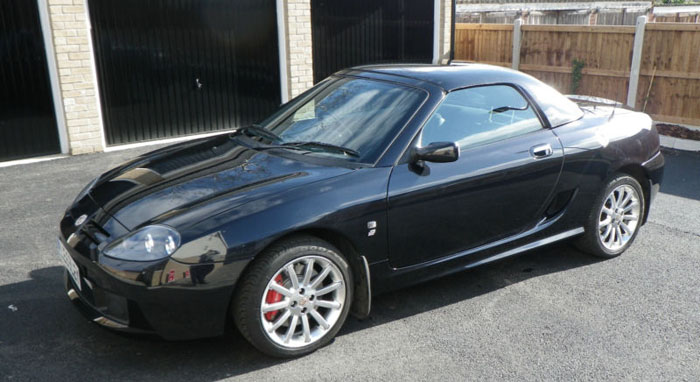 2004 mg tf stepspeed 120 1.8 pearl black 1