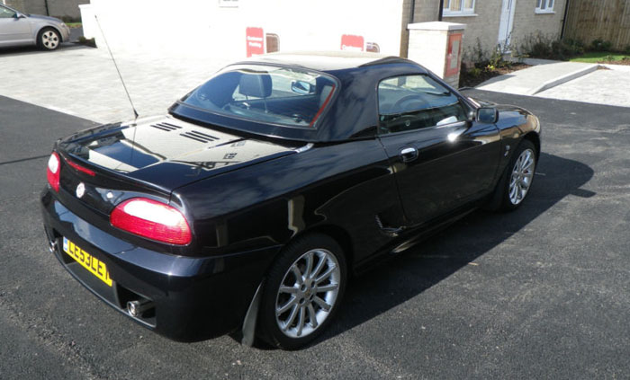 2004 mg tf stepspeed 120 1.8 pearl black 4