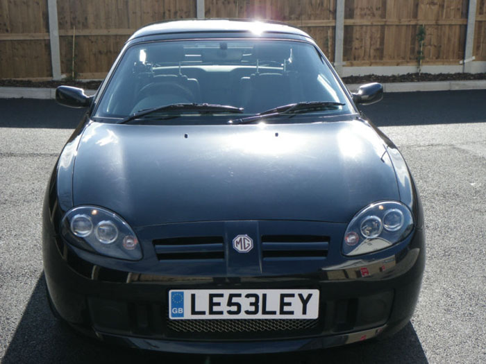 2004 mg tf stepspeed 120 1.8 pearl black front