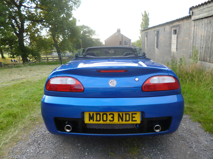 2003 MG TF 1.8 Convertible Back