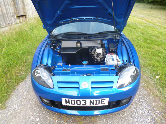 2003 MG TF 1.8 Convertible Under Bonnet