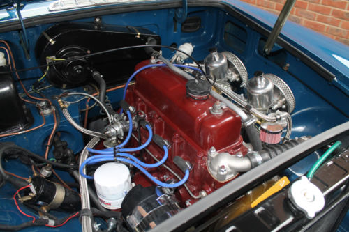1970 MGB Roadster Engine Bay