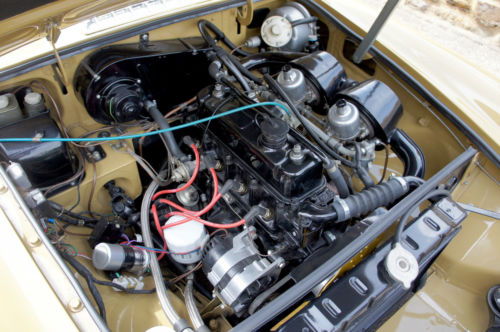 1972 MGB Roadster Engine Bay