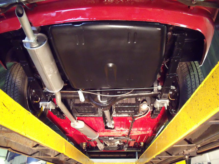 1967 mgb roadster mk1 underside 2