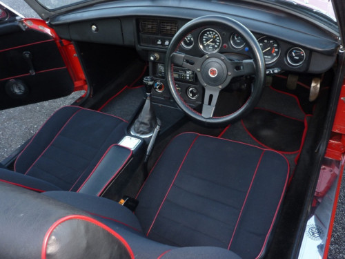 1978 mgb roadster interior