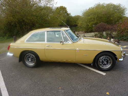 1973 mgb gt v8 factory car number 23 4