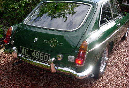 1969 MGB GT Back