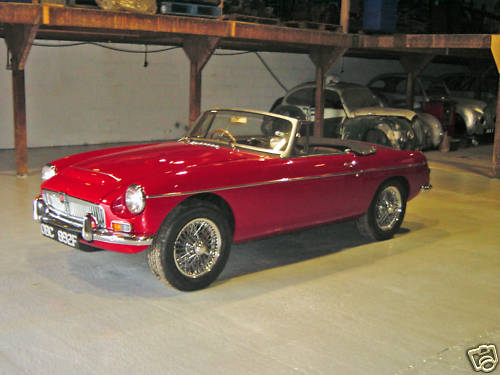 1968 mgc roadster concours rebuild 1