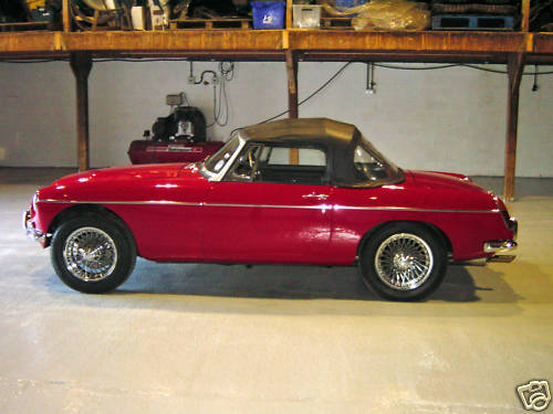 1968 mgc roadster concours rebuild 4