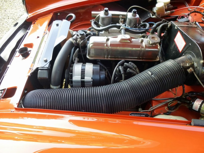 1981 MG Midget 1500 Engine Bay 3