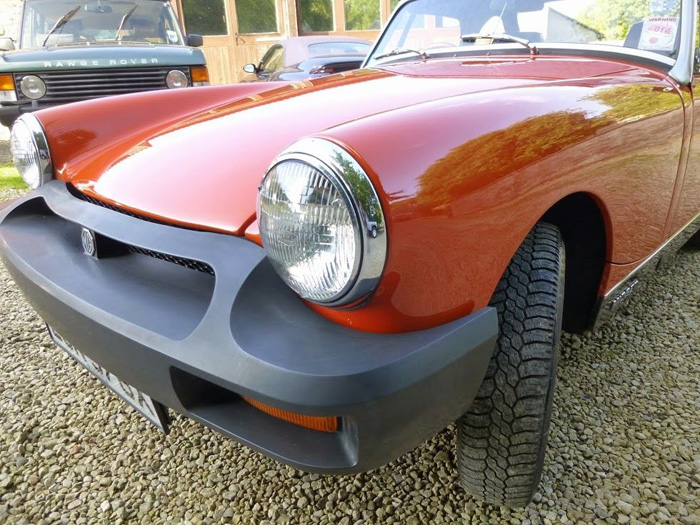 1981 MG Midget 1500 Front Closeup