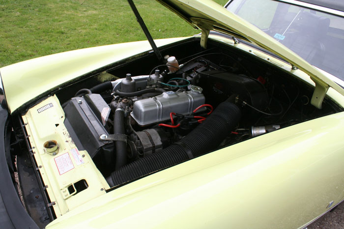 1977 MG Midget 1500 Engine Bay