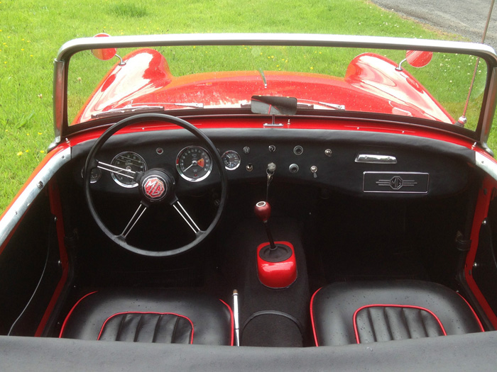 1961 MG Midget MK1 Interior Dashboard