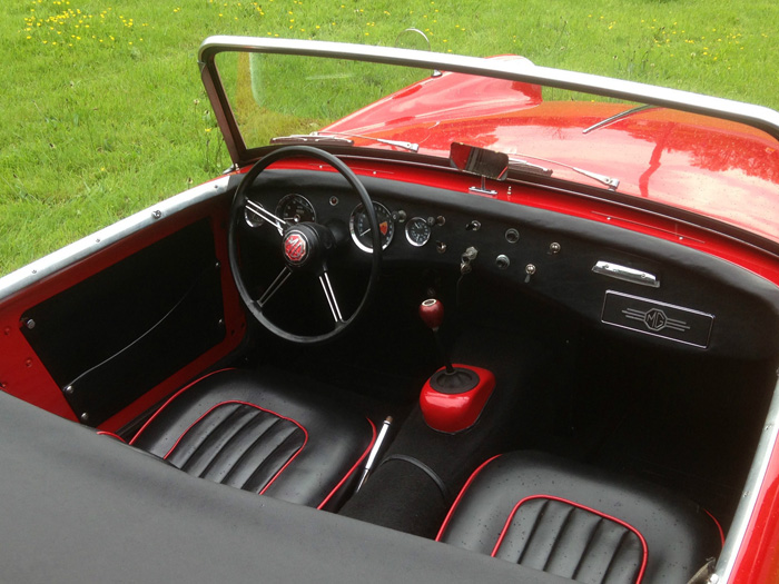 1961 MG Midget MK1 Interior
