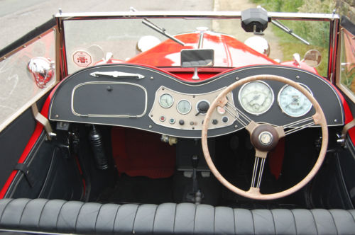 1952 MG TD Interior Dashboard