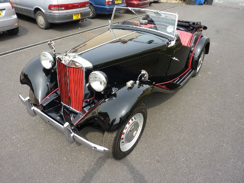 1952 mg td black coachwork 2