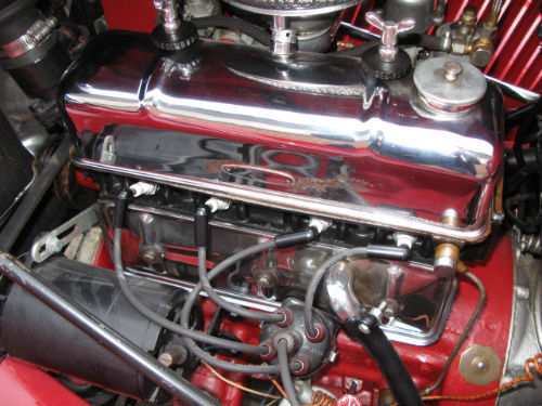 1937 mg ta 2 seater sports engine