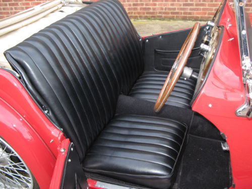 1937 mg ta 2 seater sports interior 2