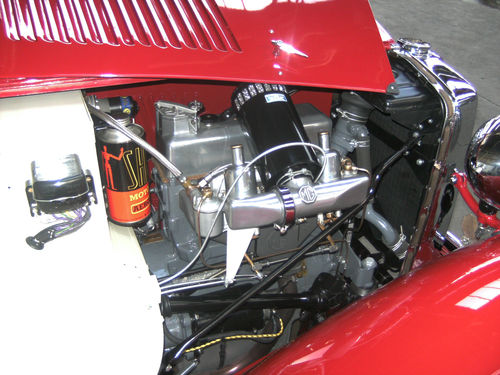 1946 MG TC Engine Bay