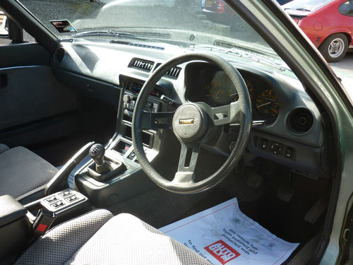 1986 mazda rx7 2 door coupe metallic green interior