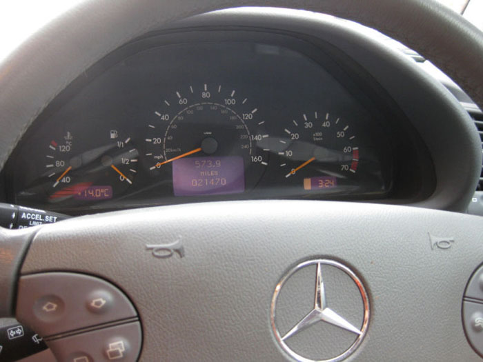 2000 mercedes clk320 elegance automatic dashboard