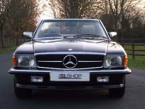 1989 mercedes benz 500 sl r107 front