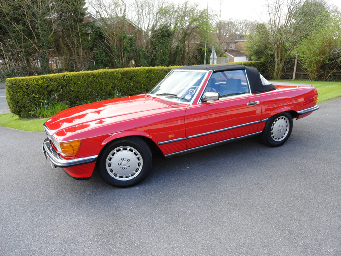 1986 Mercedes-Benz R107 SL300 Side