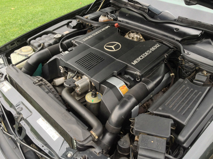 1990 Mercedes-Benz R129 500SL Roadster Engine Bay