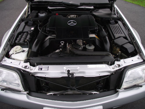 1992 mercedes-benz sl 500 r129 engine bay