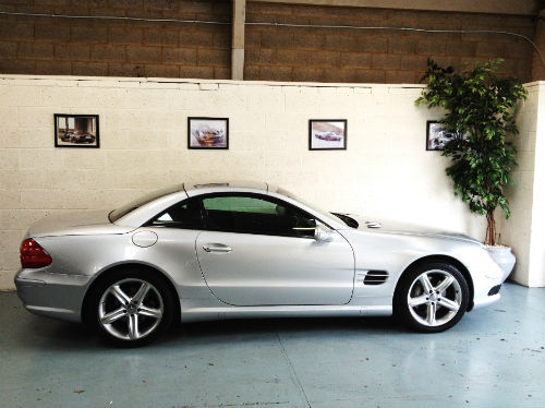 2002 mercedes-benz sl 500 side