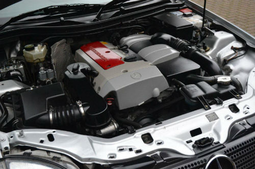 2002 mercedes benz slk230 kompressor 2.3 auto engine bay